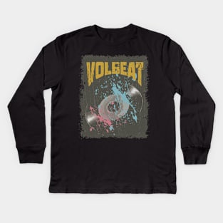 Volbeat Vintage Vynil Kids Long Sleeve T-Shirt